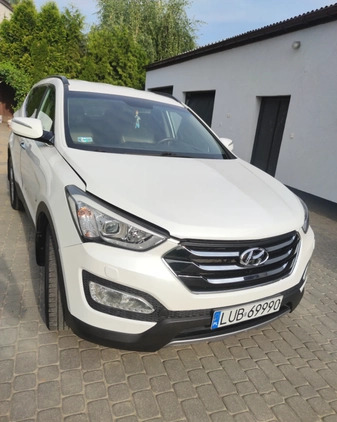 Hyundai Santa Fe cena 52500 przebieg: 109000, rok produkcji 2013 z Lublin małe 436